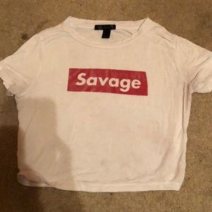 “savage” shirt